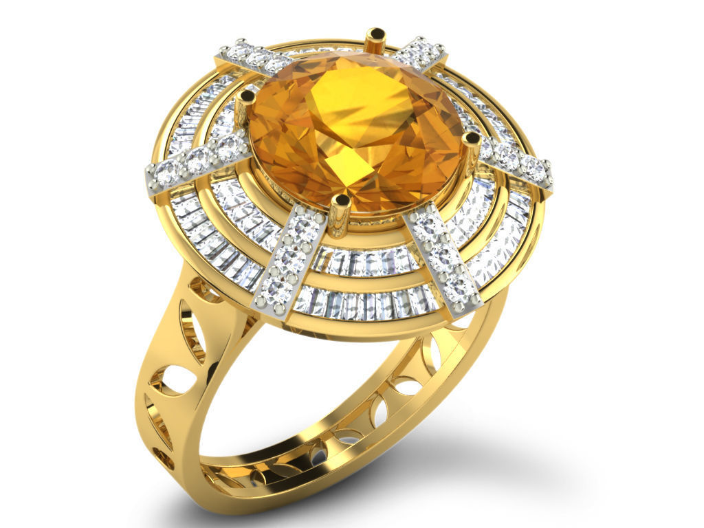 2000 RING EARRINGS PENDANT 3DM RENDER MODEL 3D Model Collection_113