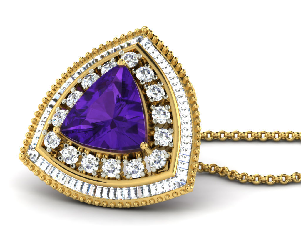 2000 RING EARRINGS PENDANT 3DM RENDER MODEL 3D Model Collection_133