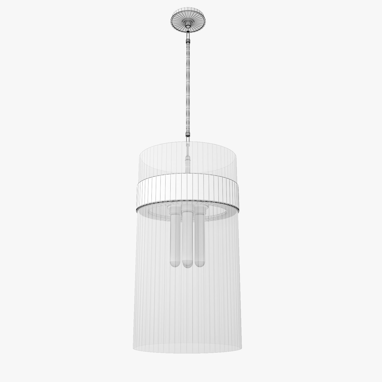 Visual Comfort S5674BZ-CG Pendant Lamp 3D model_4