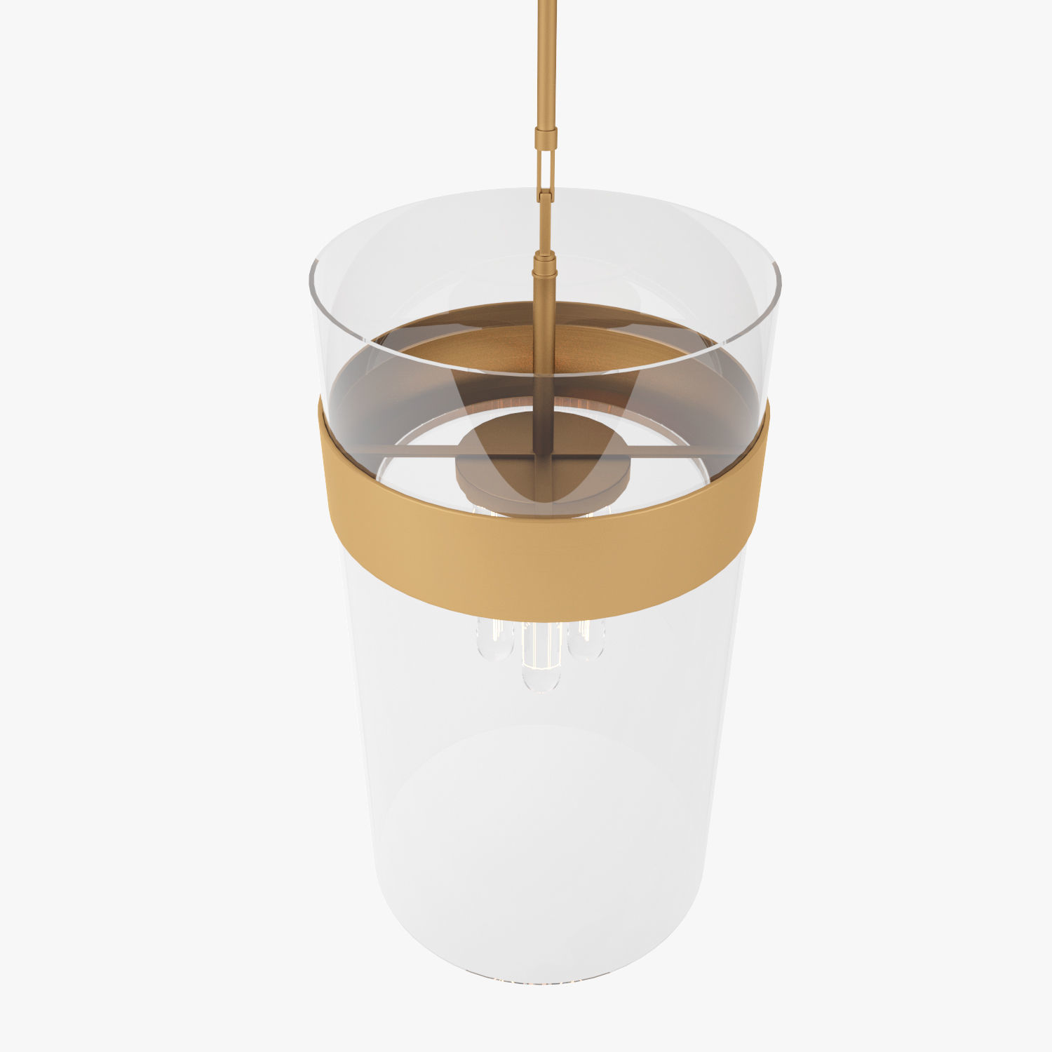 Visual Comfort S5674BZ-CG Pendant Lamp 3D model_1