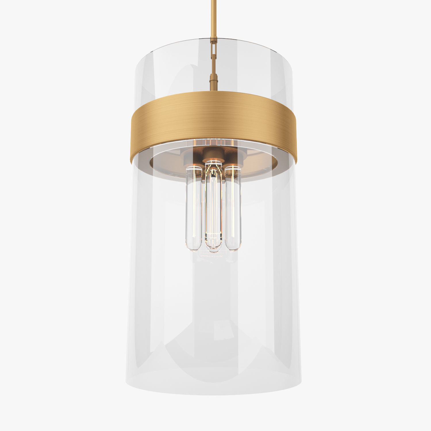 Visual Comfort S5674BZ-CG Pendant Lamp 3D model_2