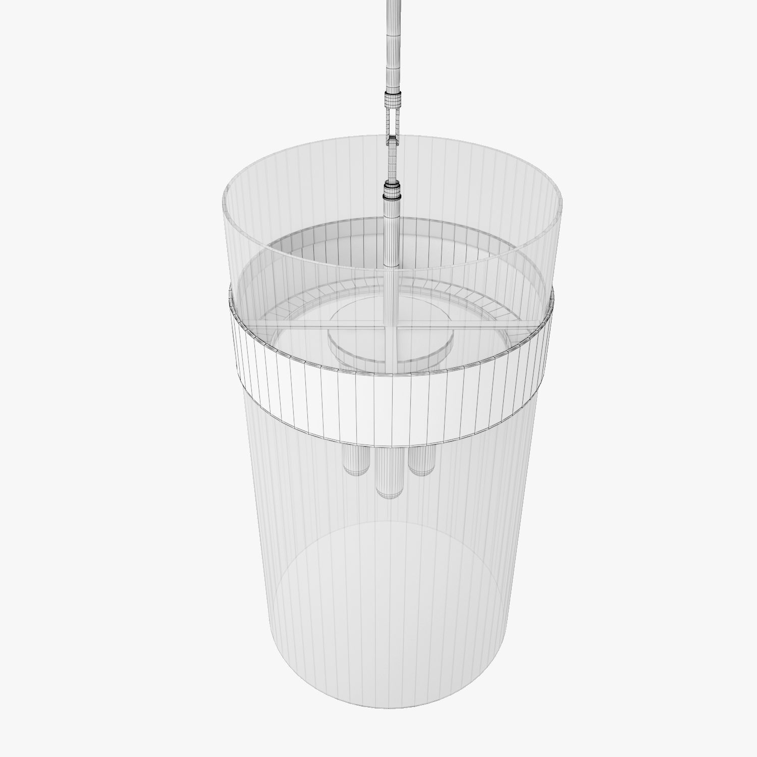 Visual Comfort S5674BZ-CG Pendant Lamp 3D model_3