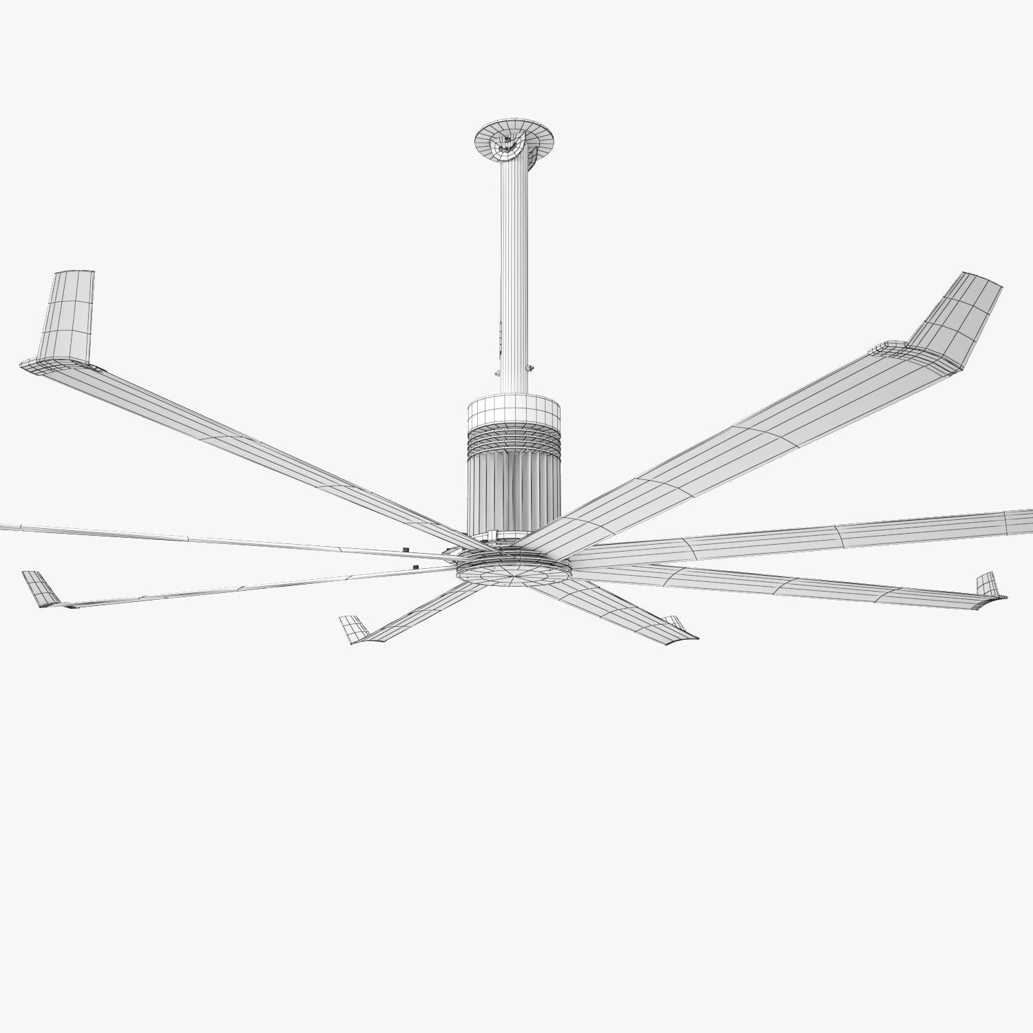 Big Ass Fans ISIS Ceiling Fan 3D model_5