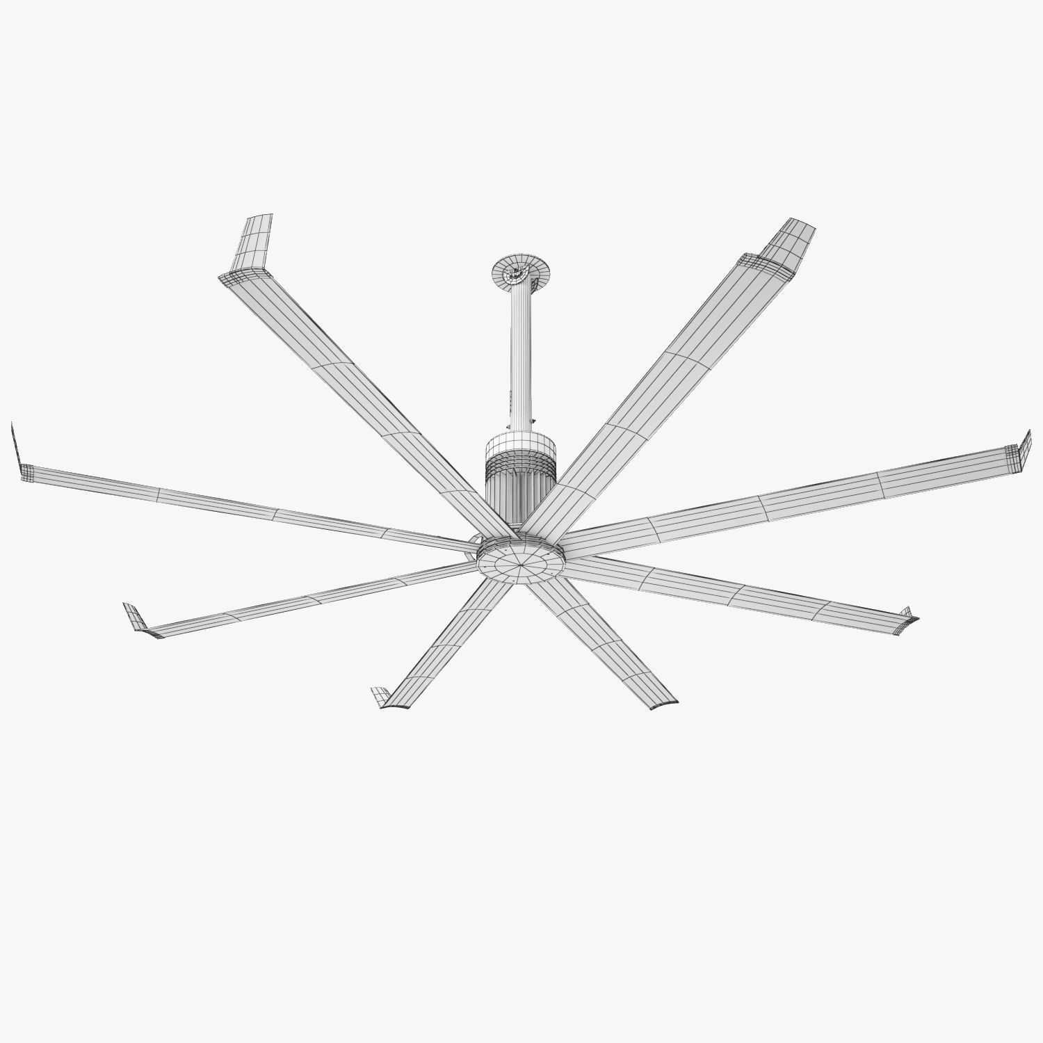 Big Ass Fans ISIS Ceiling Fan 3D model_4