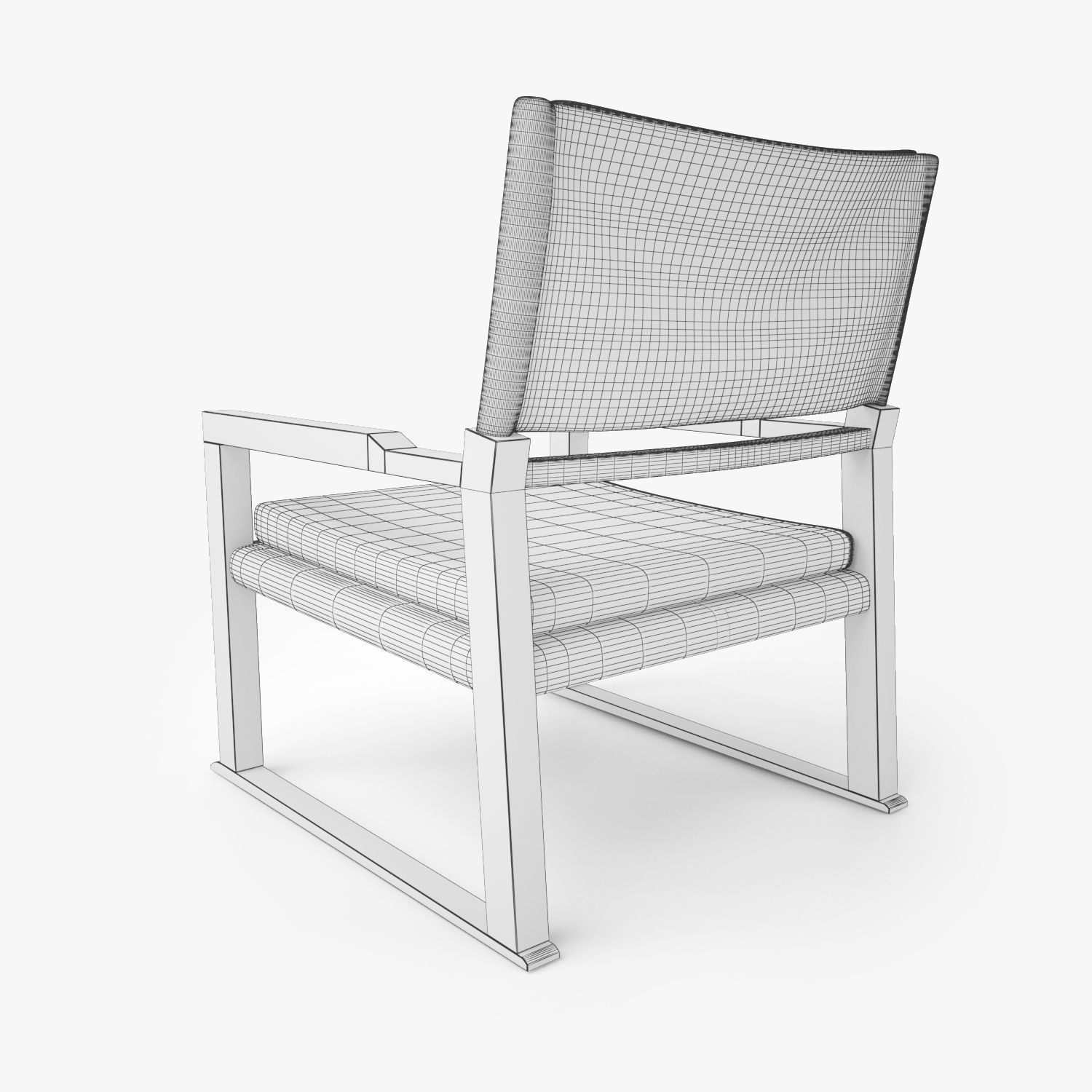 Lurin Armchair 3D Model 3D model_5