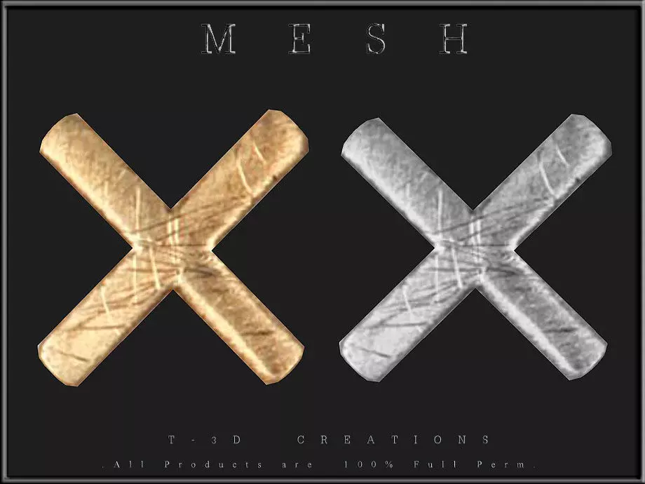 Kiss Stud Low-poly 3D model