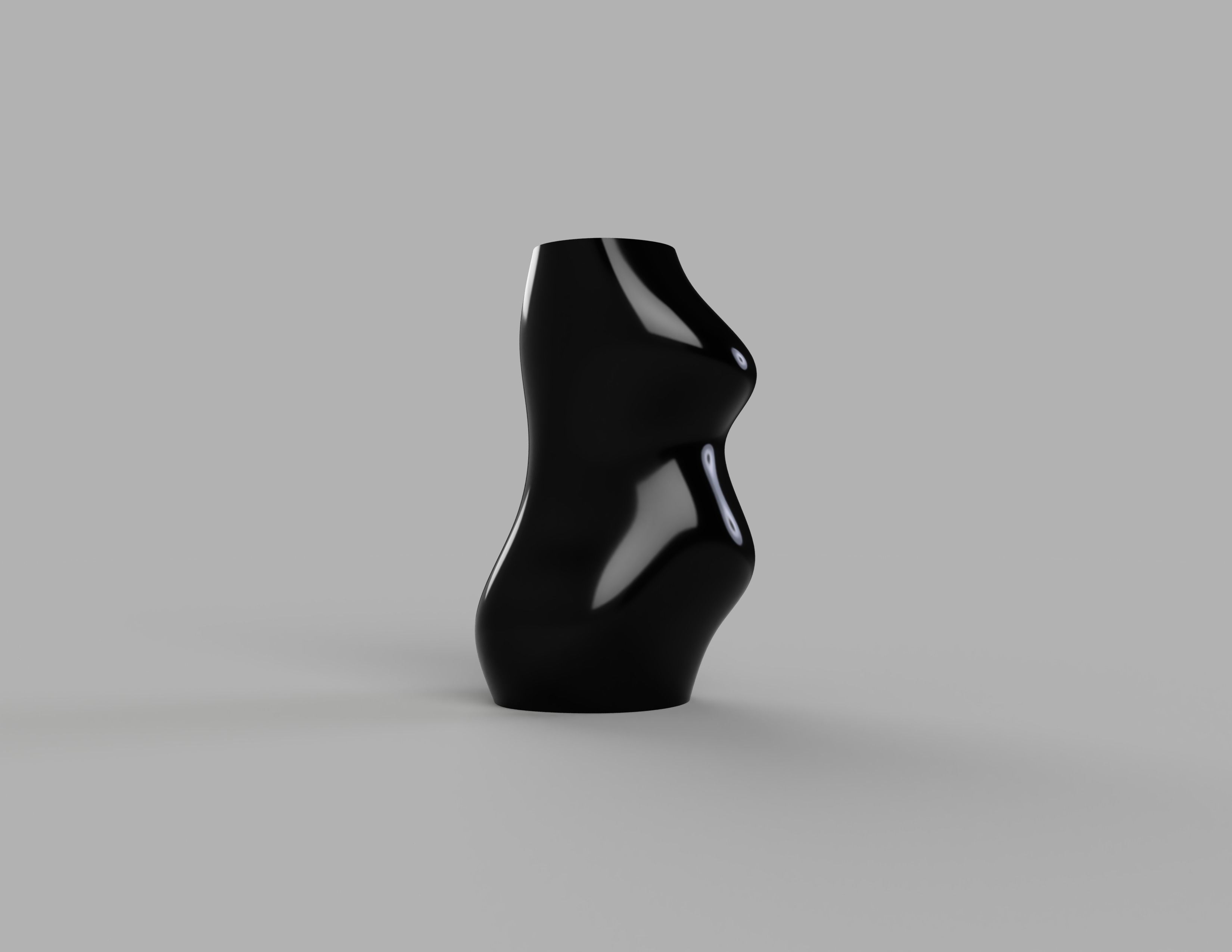 Pregnant vase - homage to beautiful women 3D print model_5