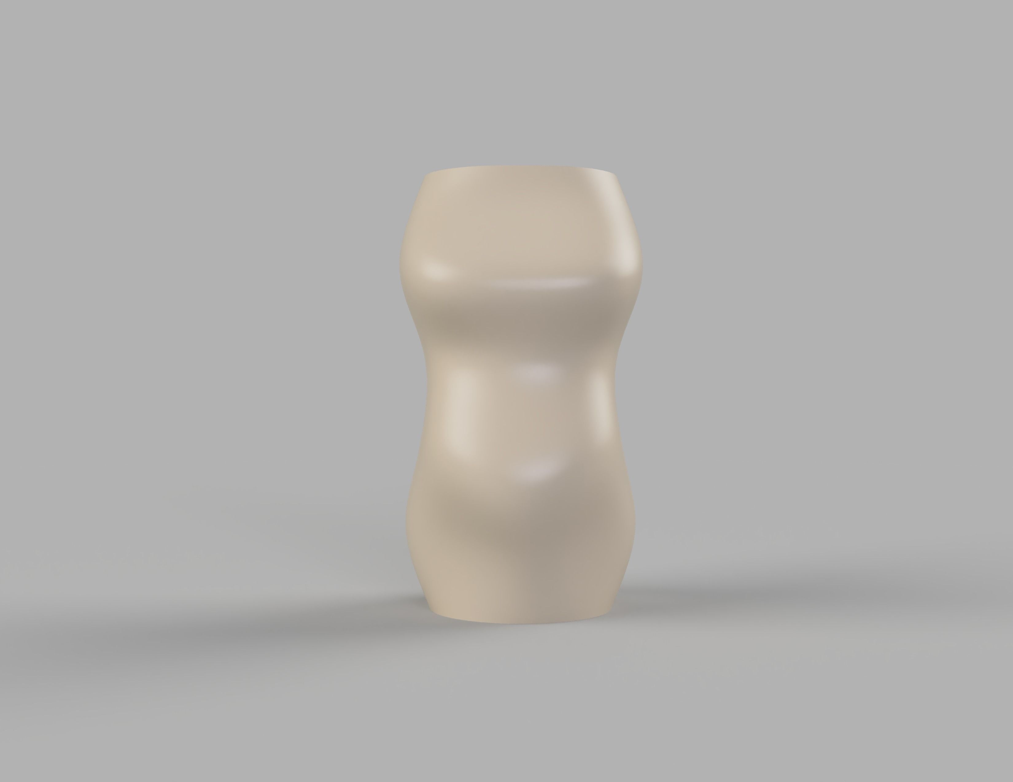Pregnant vase - homage to beautiful women 3D print model_1