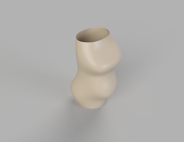 Pregnant vase - homage to beautiful women 3D print model