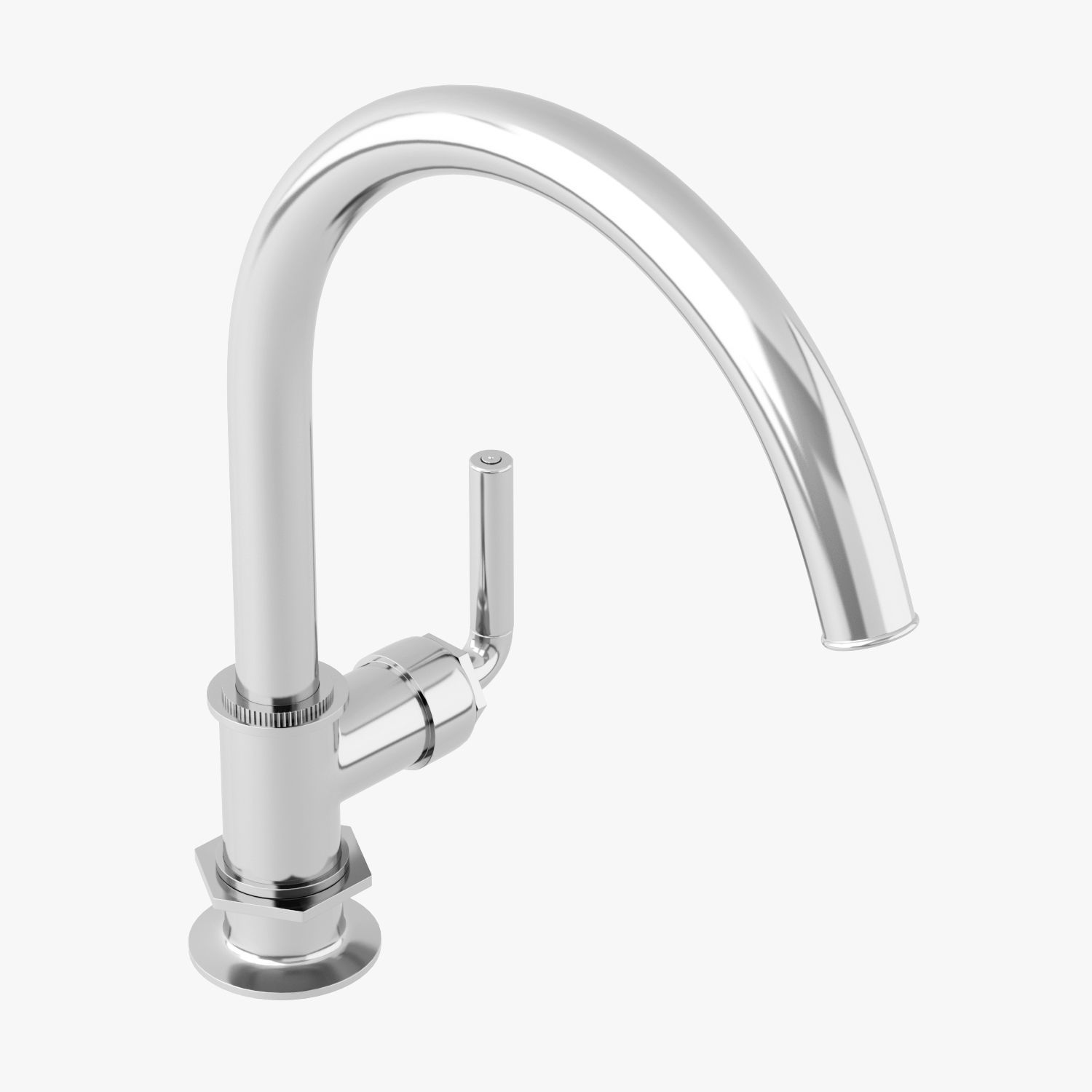 Waterworks Henry Kitchen Faucet 3D model_3