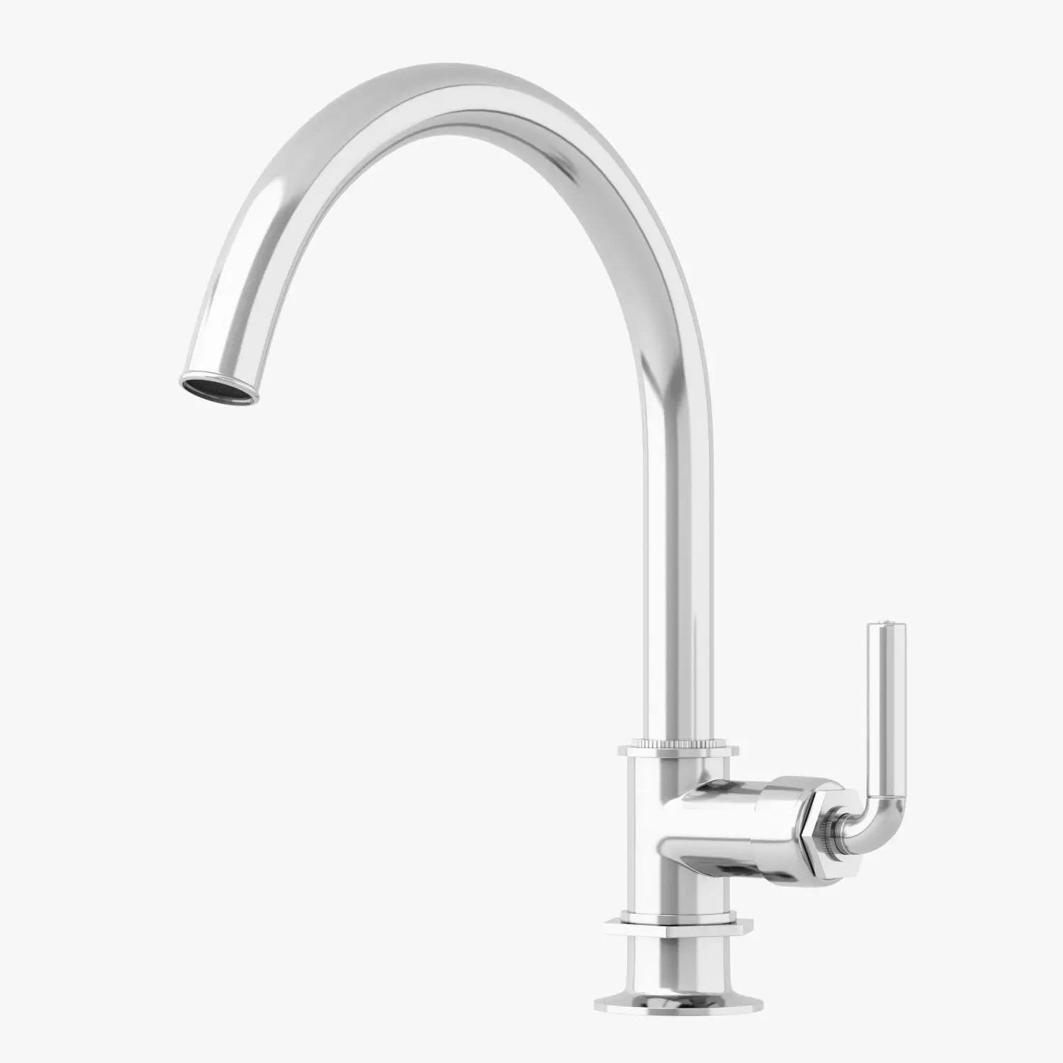 Waterworks Henry Kitchen Faucet 3D model_0