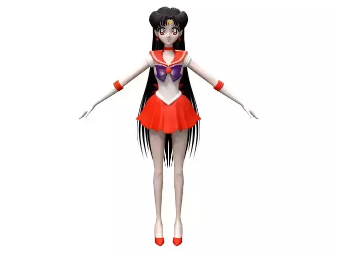 Sailor Mars 3D