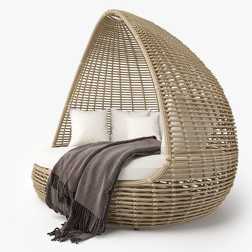 Restoration Hardware Nevis Daybed 3D model 4