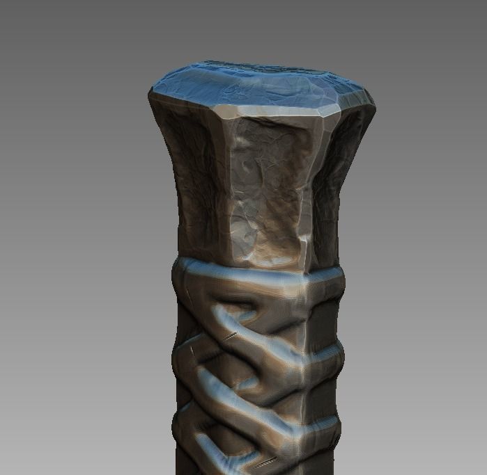 King Arthur sword 3D print model 3D print model_9