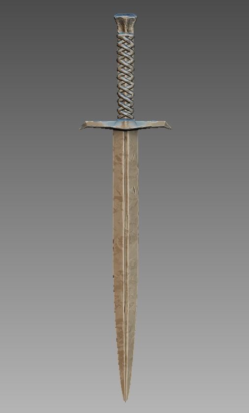King Arthur sword 3D print model 3D print model_7