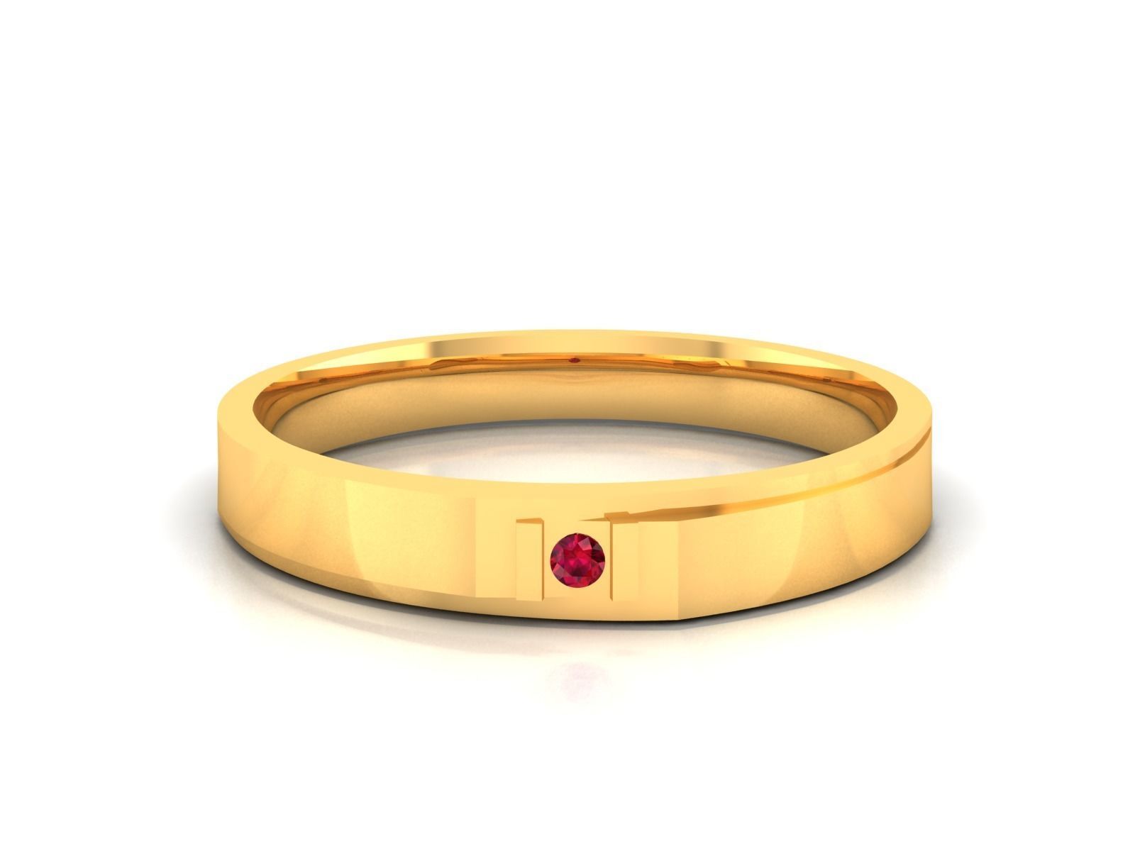 Women Band Ring 3dm render detail 3D print model_7