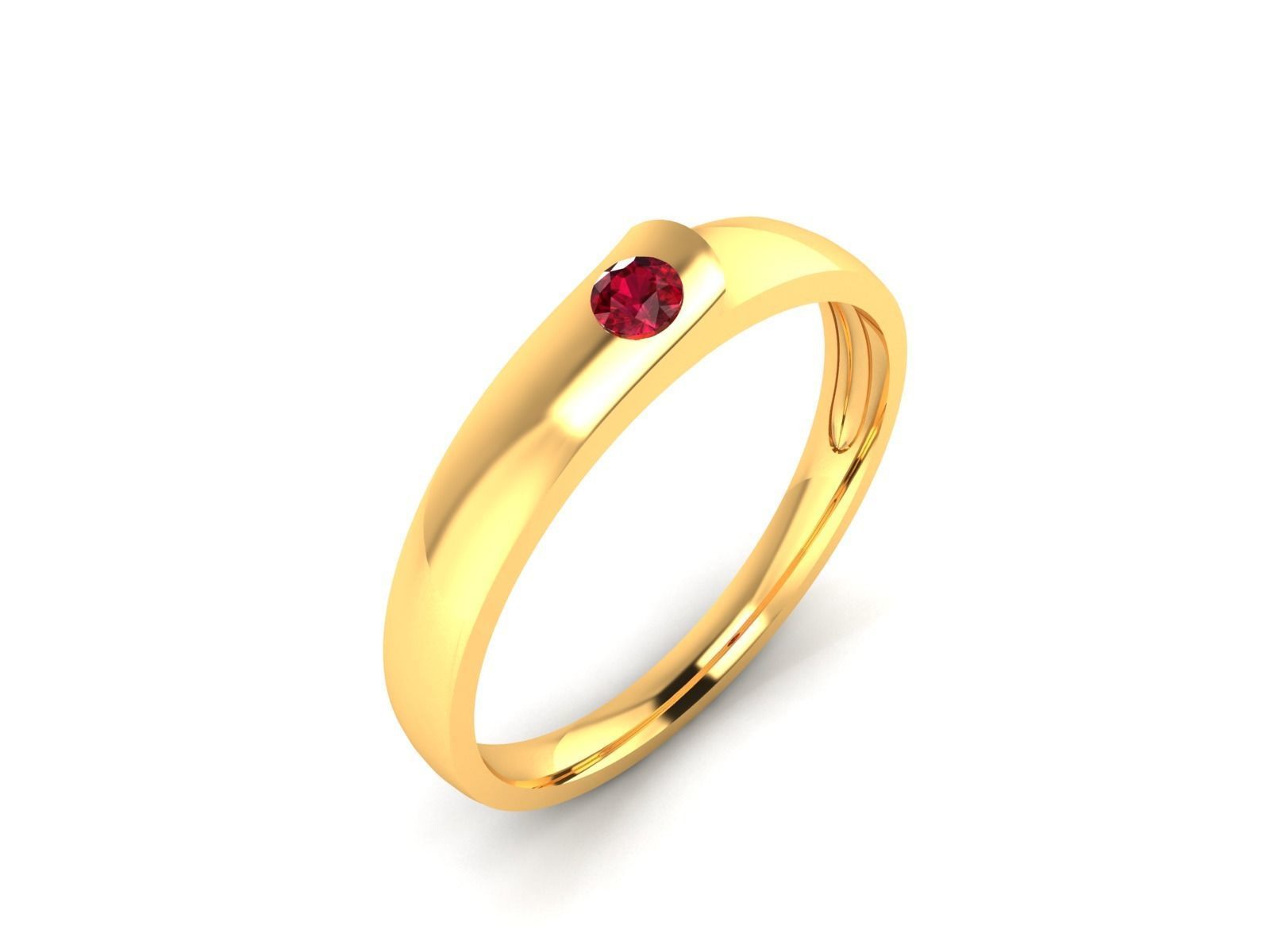 Women Band Ring 3dm render detail 3D print model_1