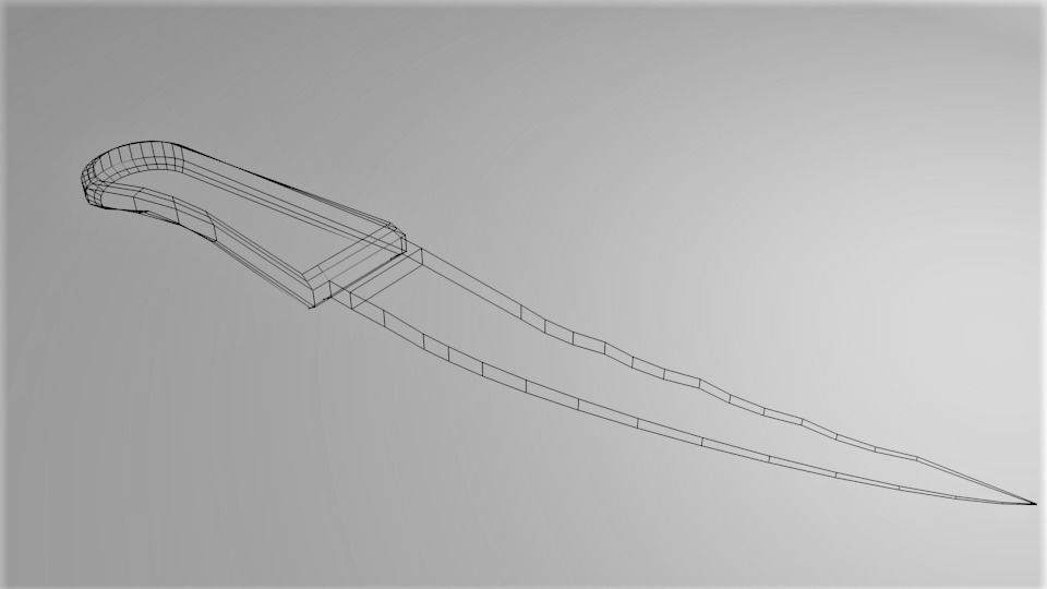 Grapefruit Knife 3D model_4