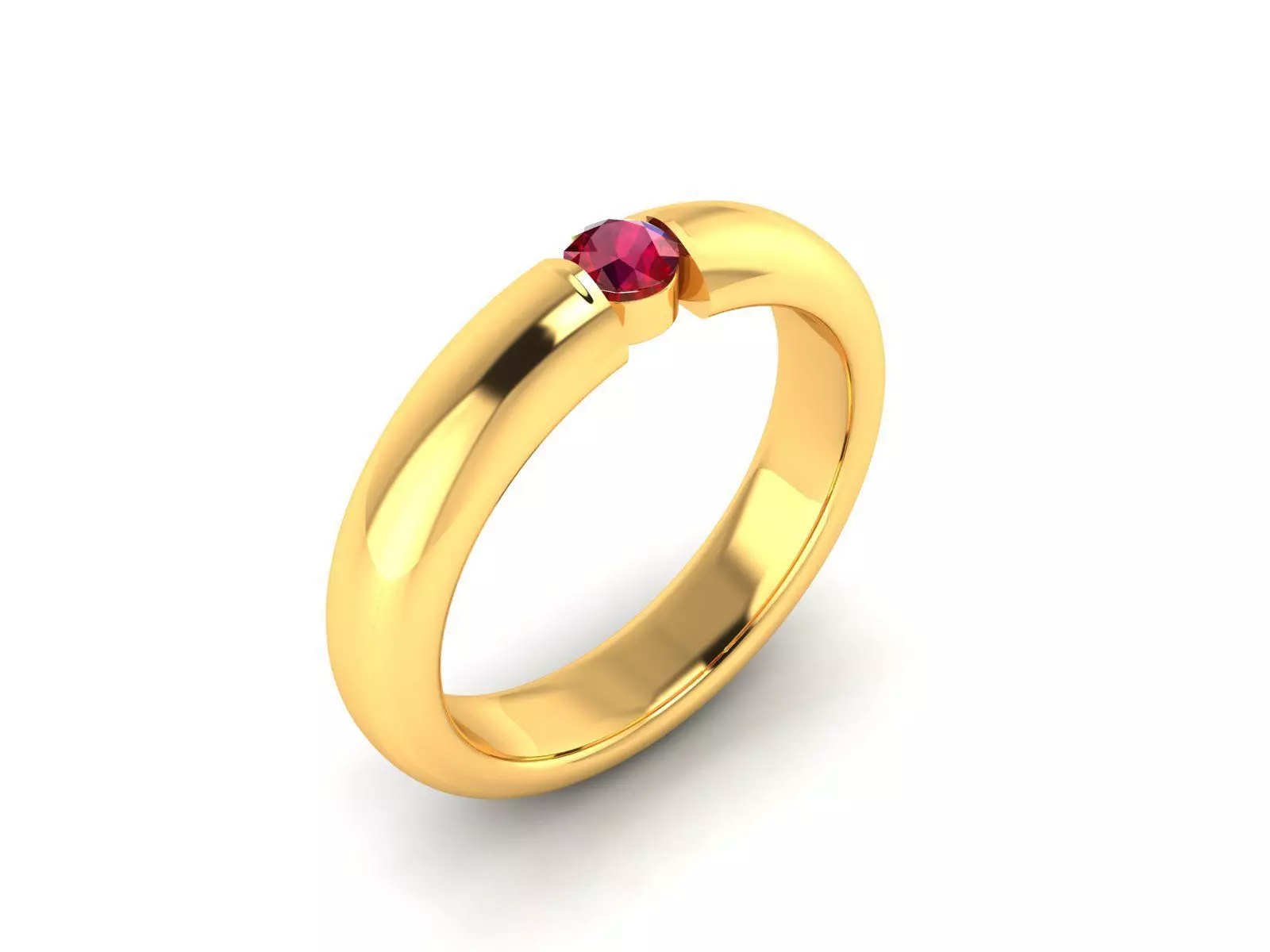Women Band Ring 3dm render detail 3D print model_0