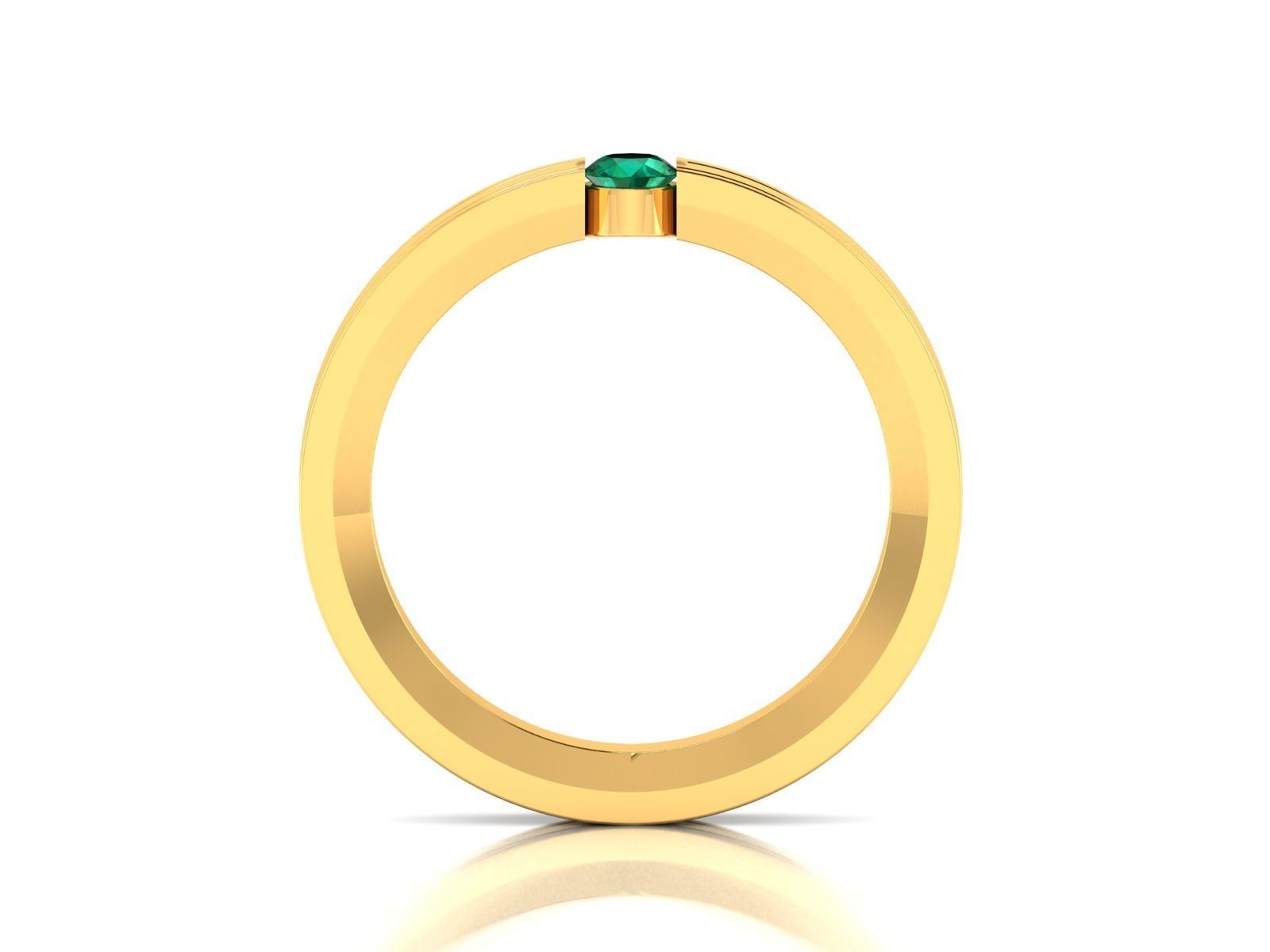 Women Band Ring 3dm render detail 3D print model_2