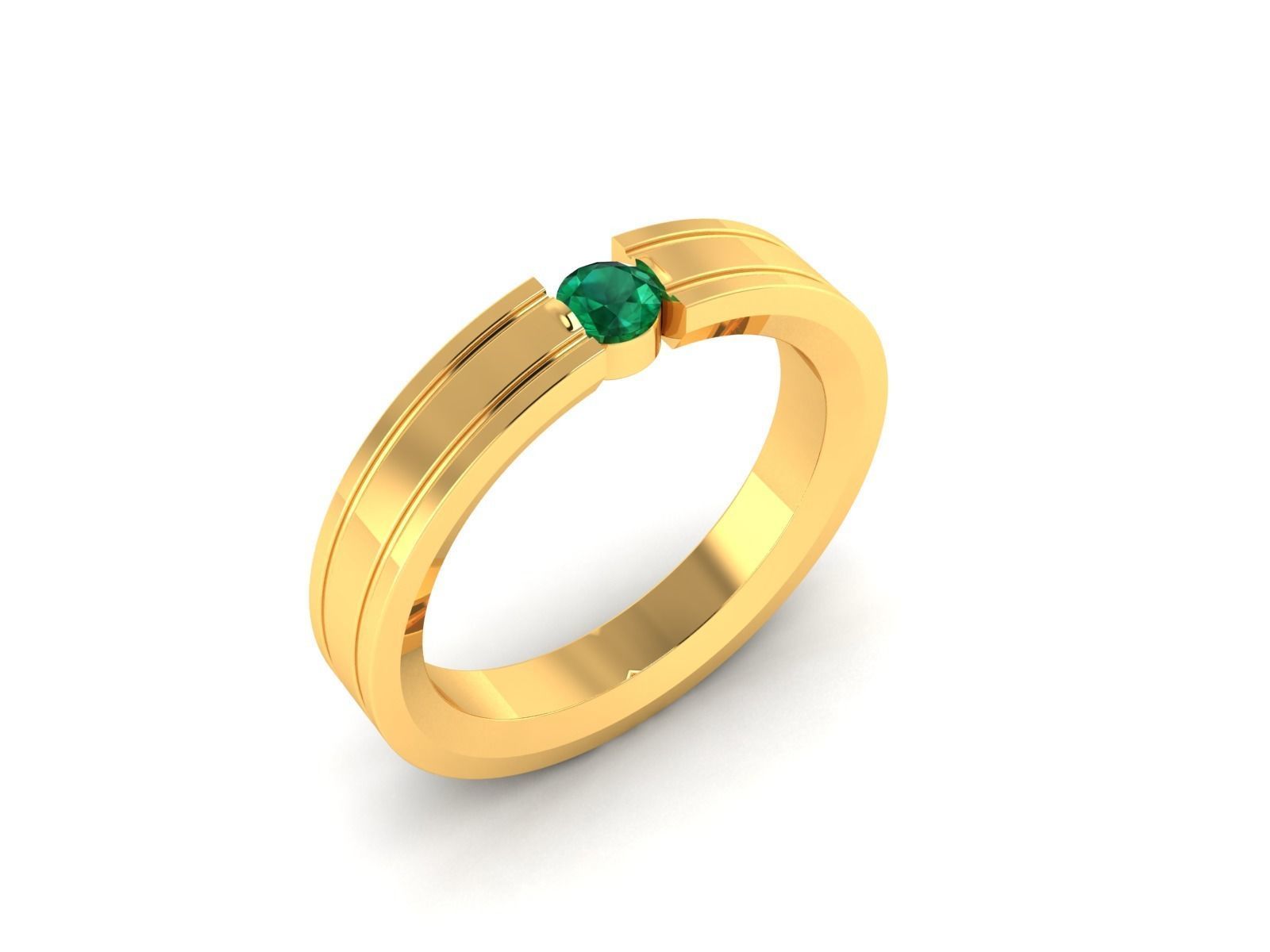 Women Band Ring 3dm render detail 3D print model_1