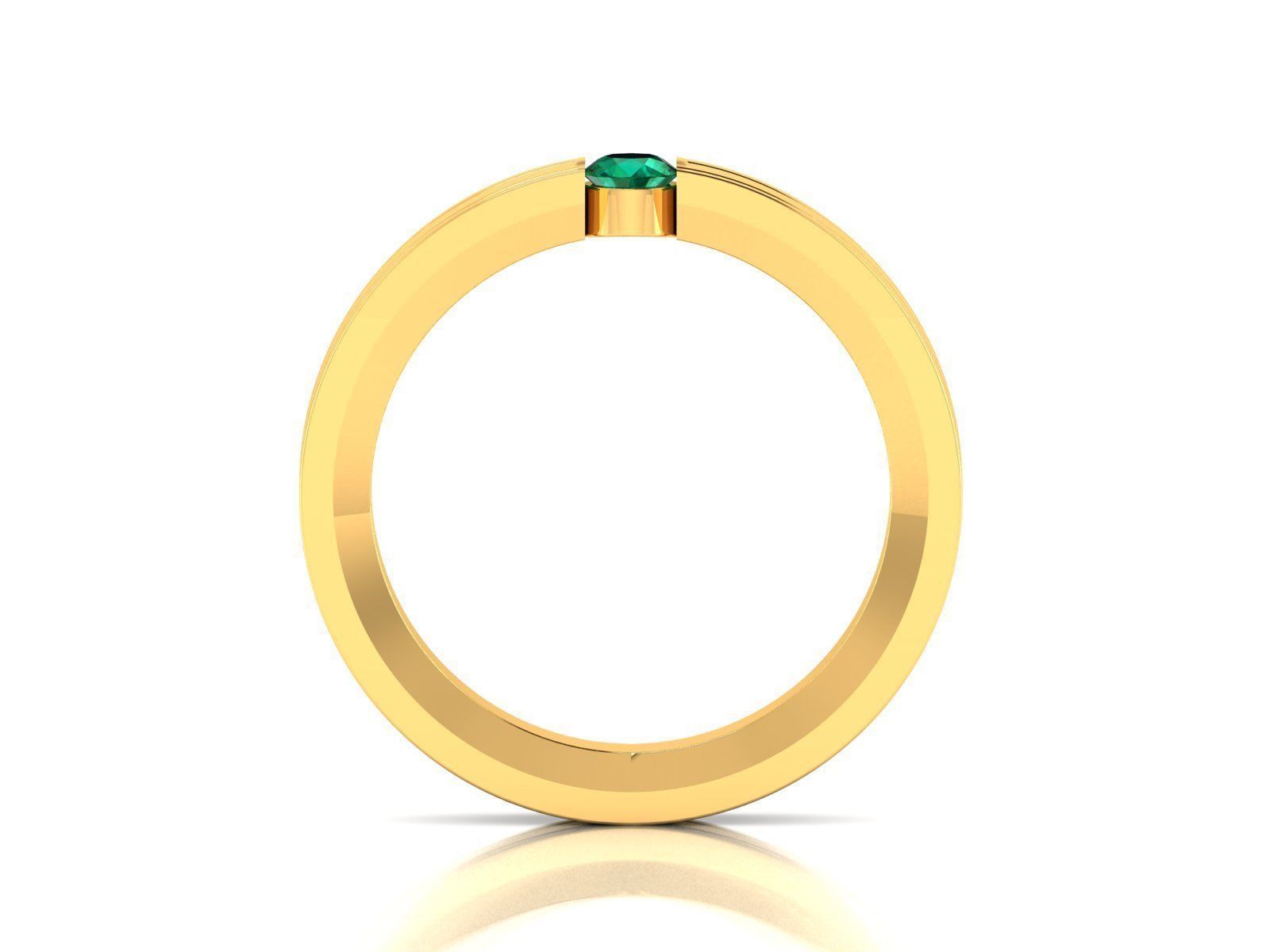 Women Band Ring 3dm render detail 3D print model_3