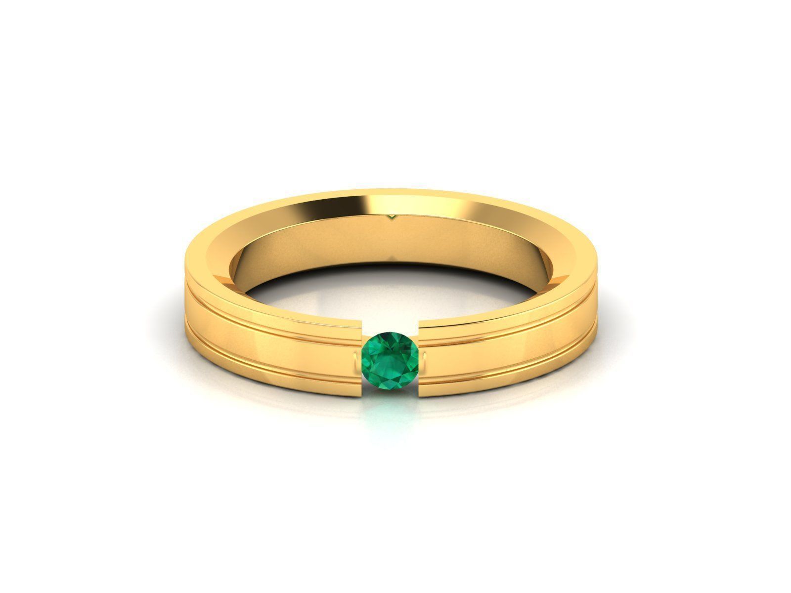 Women Band Ring 3dm render detail 3D print model_8