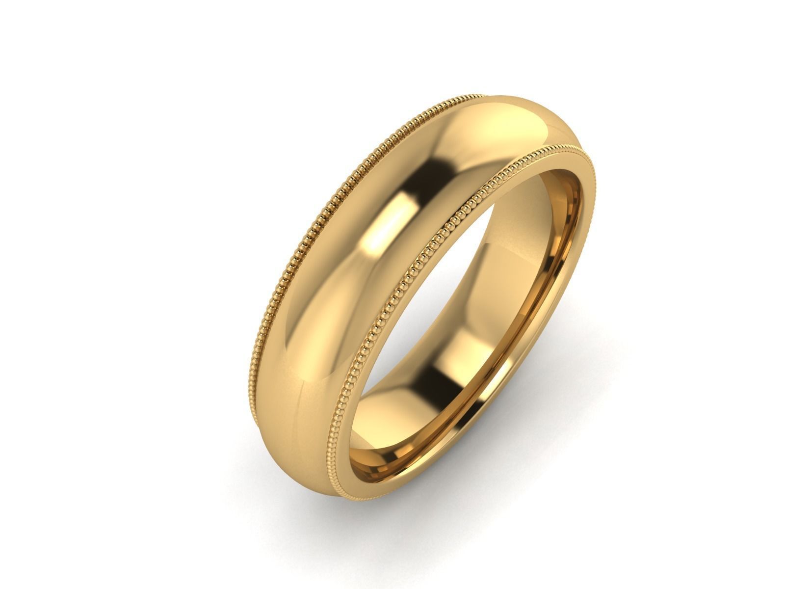 Women Band Ring 3dm render detail 3D print model_3