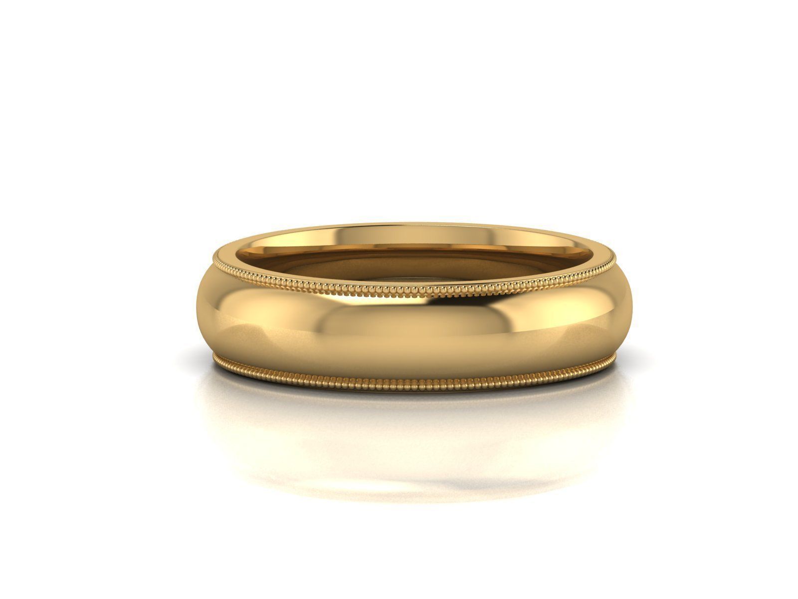 Women Band Ring 3dm render detail 3D print model_1