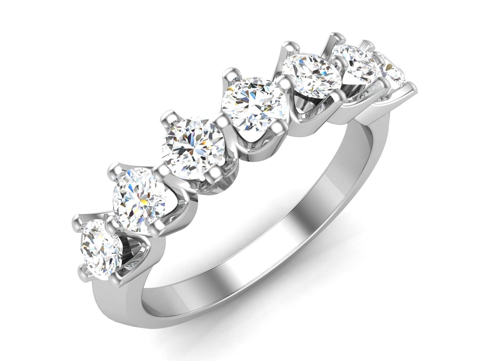 Women Band Ring 3dm render detail 3D print model_2