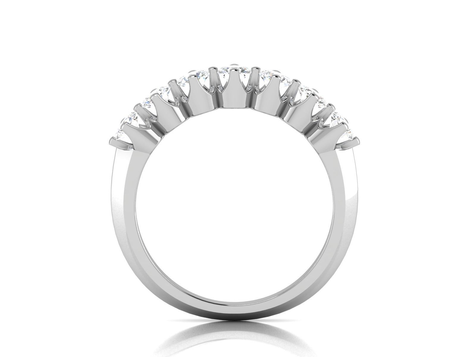 Women Band Ring 3dm render detail 3D print model_4