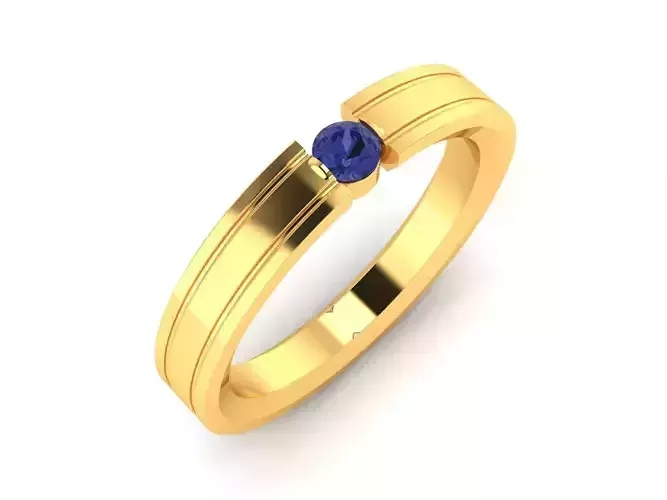 Women Band Ring 3dm render detail