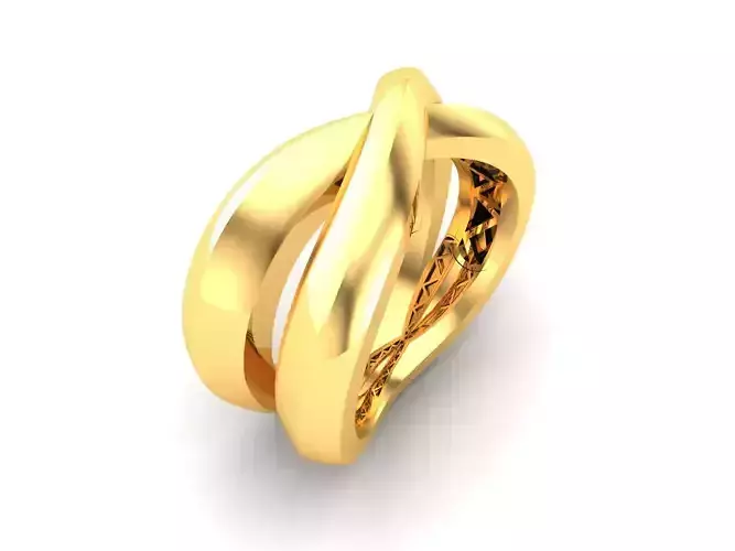 Women Band Ring 3dm render detail