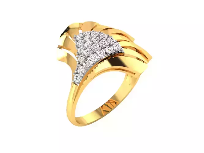Women Ring 3dm render detail