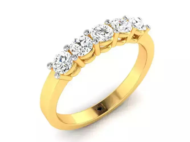 Women Band Ring 3dm render detail