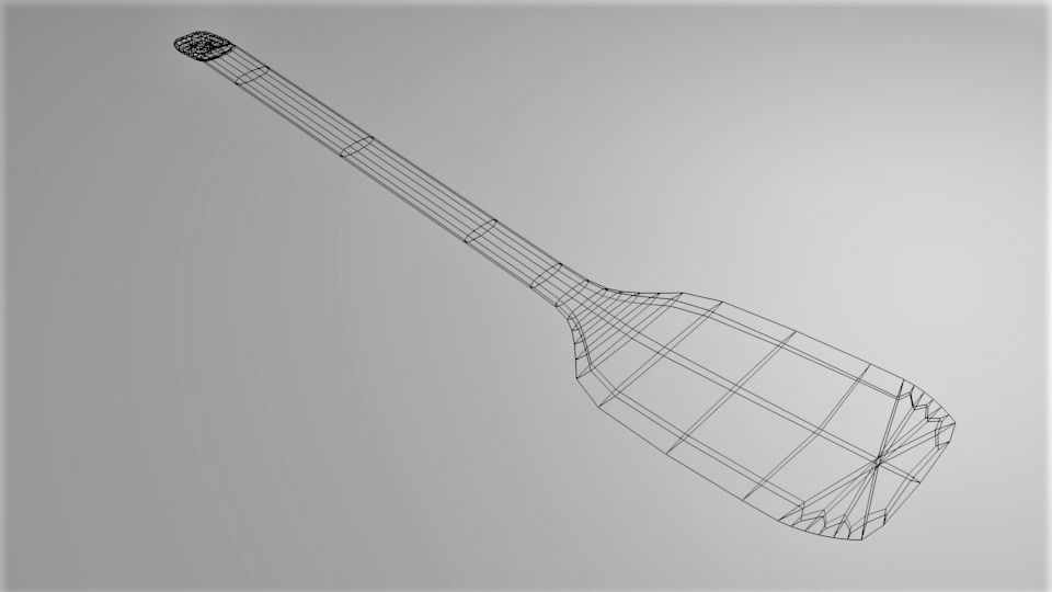 Kitchen Spatula 3D model_4