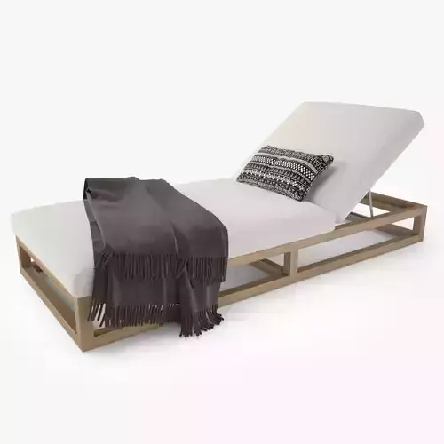 Restoration Hardware Aviara Teak Chaise