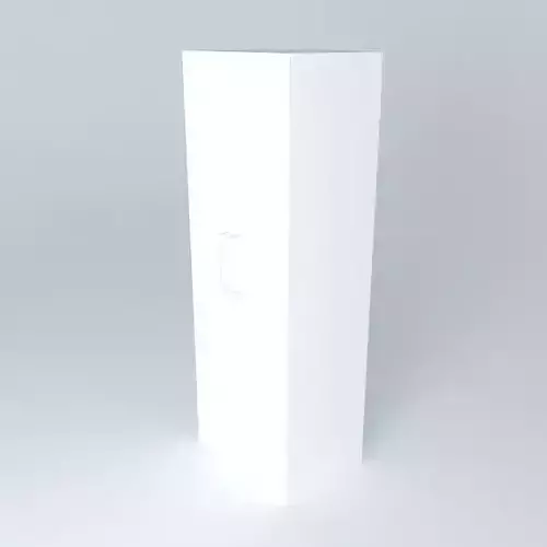 Simple white wardrobe 