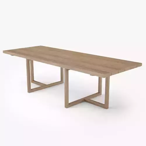 Restoration Hardware Aviara Teak Rectangular Dining Table