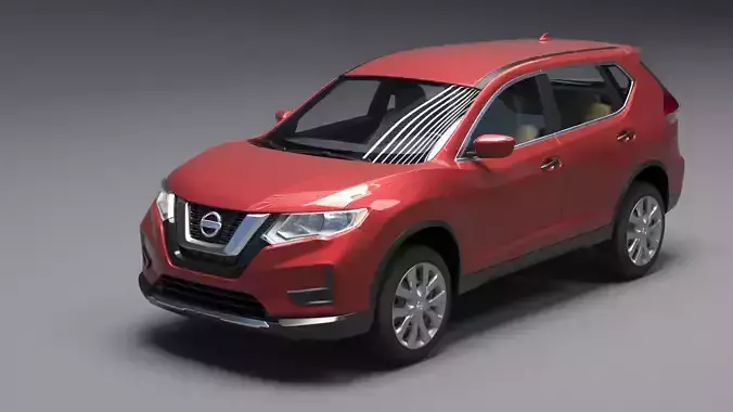 Nissan Rogue S AWD 2019 3D model