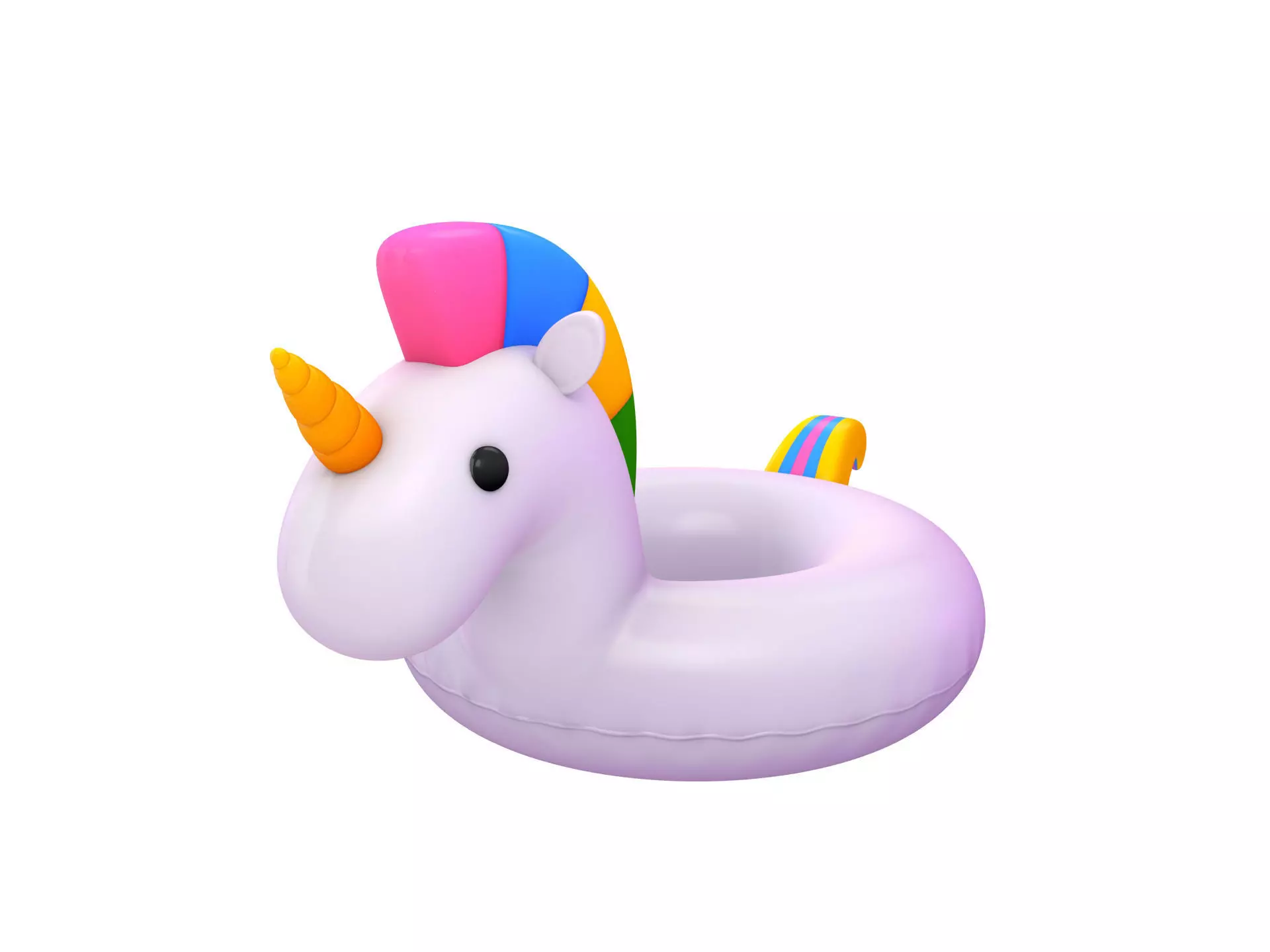 Swimming Ring Unicorn 3D model
