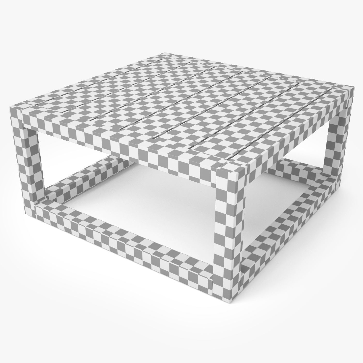 Restoration Hardware Aviara Teak Side Table 3D model_3