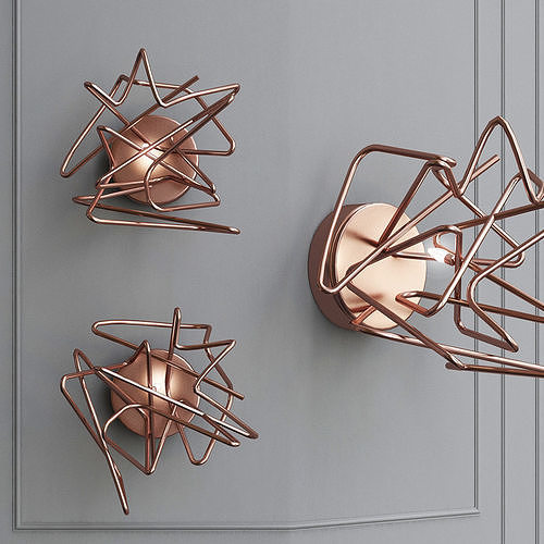 TERZANI DOODLE Wall lamp 3D model