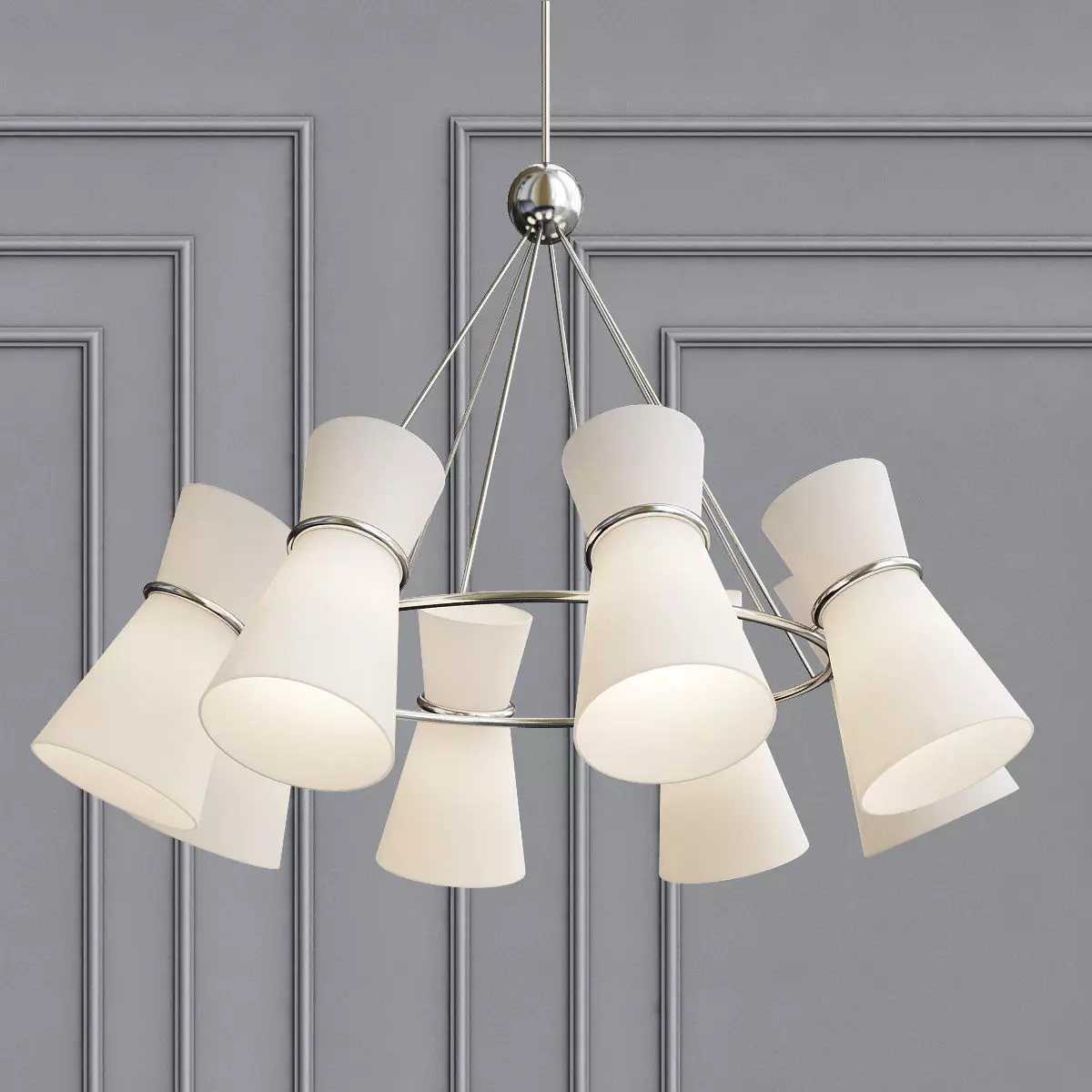 Clarkson Chandelier 3D model_0