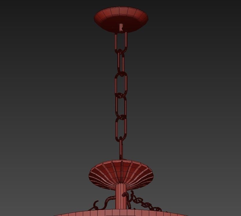 Archer 5 Light Crystal Polished Chrome Chandelier 3D model_5