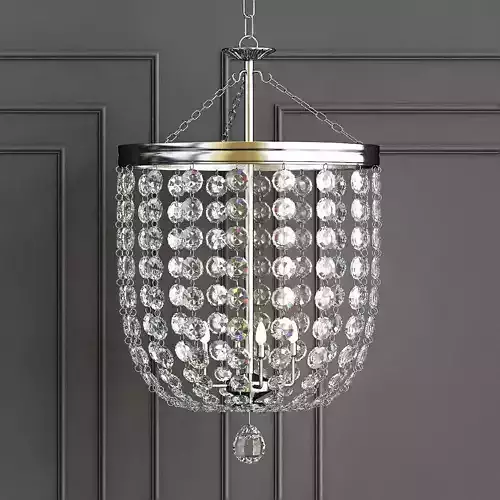 Archer 5 Light Crystal Polished Chrome Chandelier