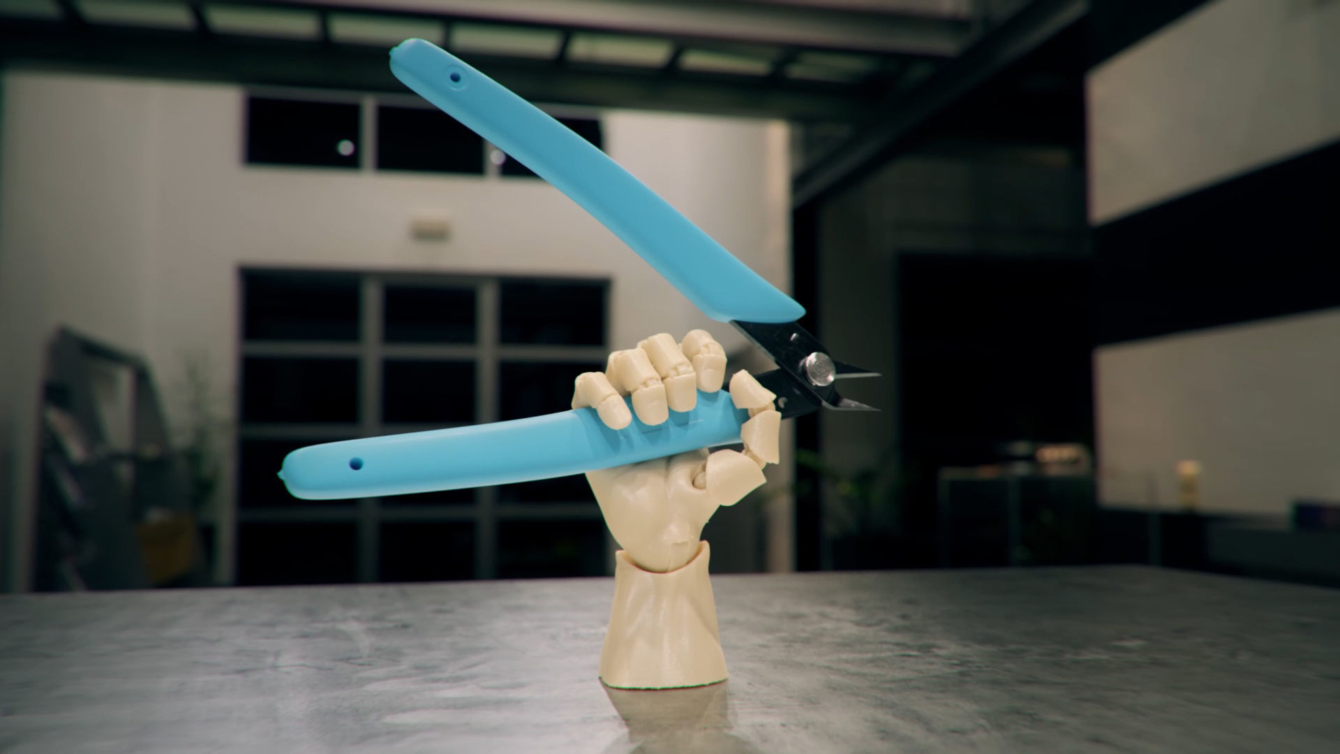 Articulated Poseable Hand - 3DPrint Ready 3D print model_6