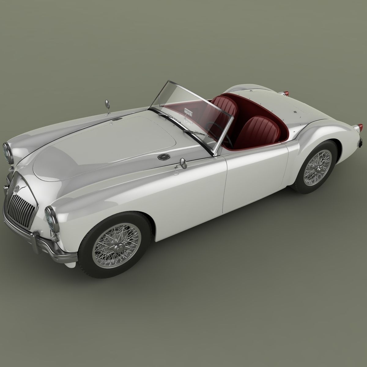 MG MGA 3D model_5