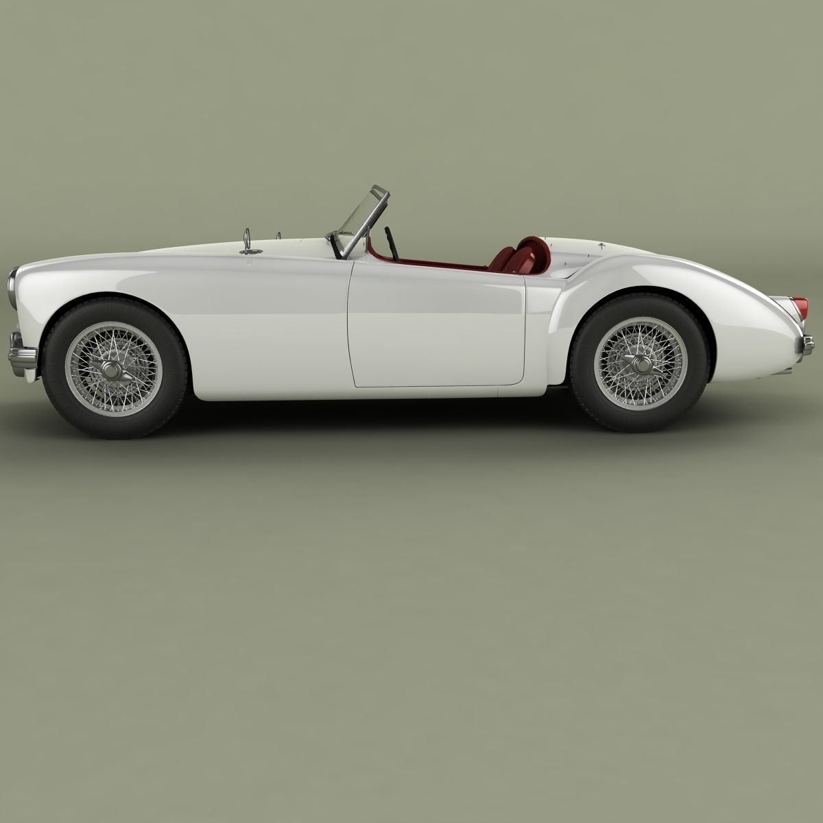 MG MGA 3D model_1