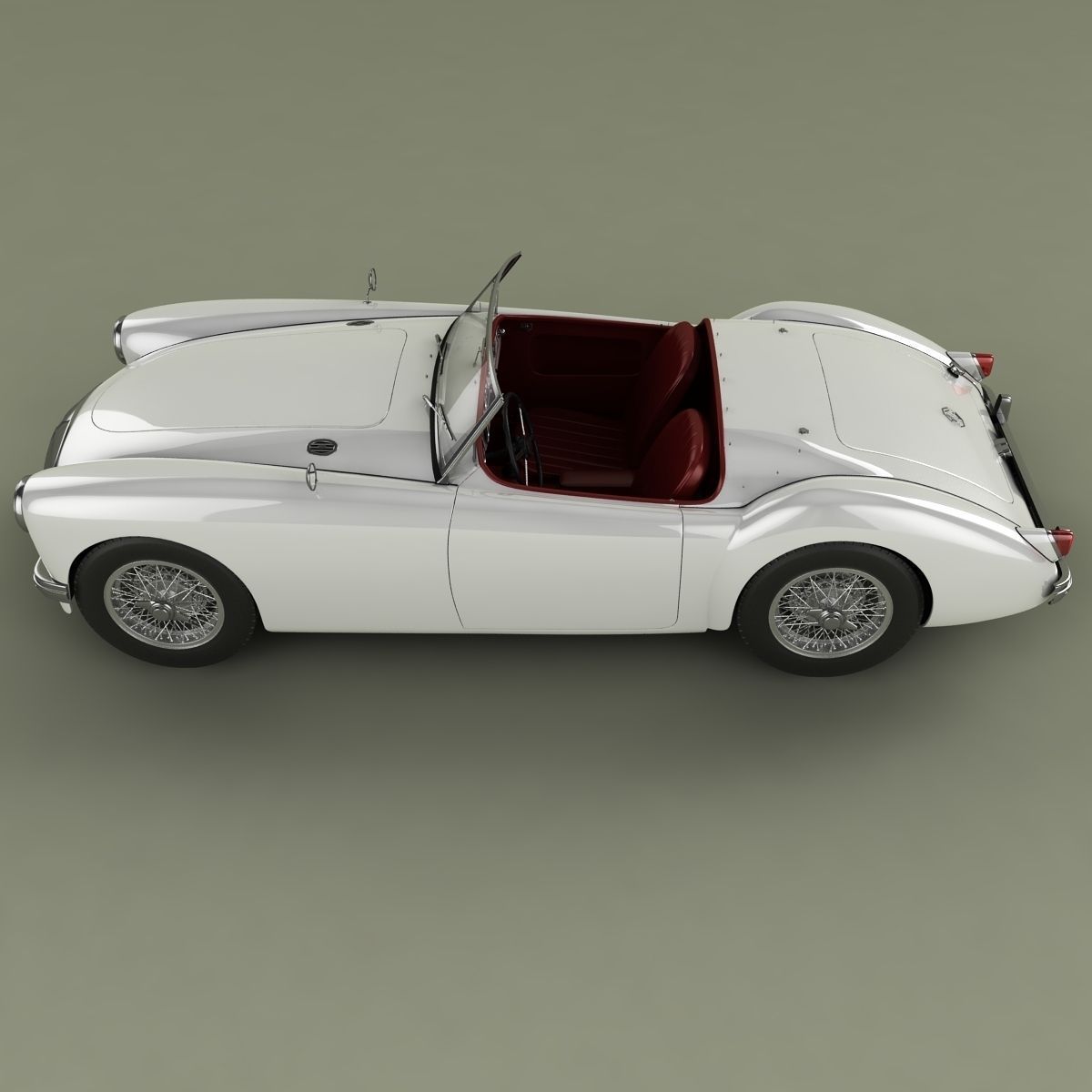 MG MGA 3D model_6